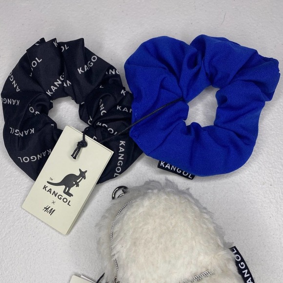 H&M x Kangol Scrunchies Black and Blue Bloggers - Picture 4 of 6